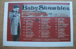Babyshambles - Uk Tour Dates 2005 V2 - Music Advert 25 X 16 Cm