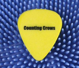 Counting Crows // Dan Vickrey " Vickman " Tour Guitar Pick // Yellow/black