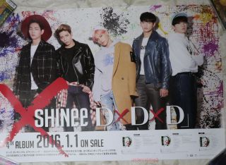 Shinee D×d×d 2016 Taiwan Promo Poster (ddd)