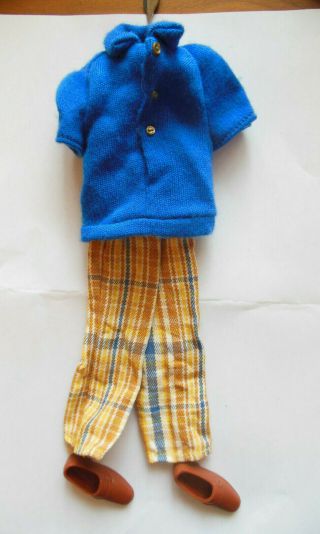 Vintage Walk Lively Ken Outfit 1972 Mattel Barbie – Minty