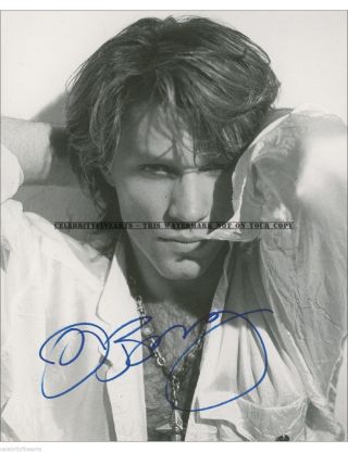 Young Jon John Bon Jovi Reprint Hand Signed Sexy Photo 8x10 Autograph Picture