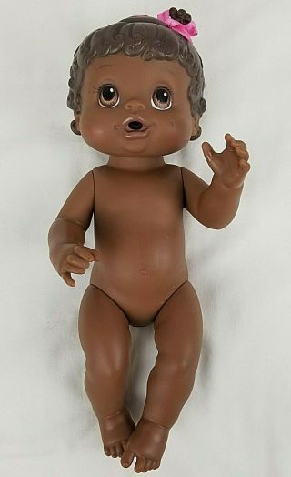 Baby Alive Doll African American 2008 Hasbro No Clothes