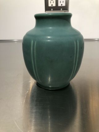 Rookwood Pottery 6098 Matte Green Arts & Crafts Vase 5 " Tall