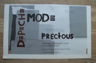 Depeche Mode - Precious - 2005 - Music Advert 25 X 16 Cm - Wall Art