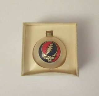 Vintage Grateful Dead Steal Your Face Limited Edition Ornament 1996 White - Nib
