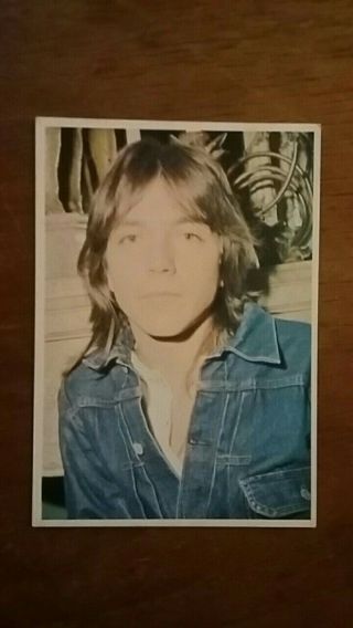 Picture Pop 73 Vintage Panini Italy Collectors Card 1973 No 3 David Cassidy