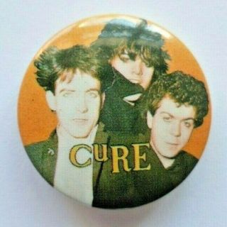 Vintage The Cure Badge Early 1980 