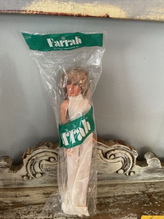 1977 Mego Farrah Fawcett Doll 13 " Charlies Angels