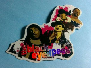 Black Eyed Peas Bep Fergie Cartoon Photo Hats Name Collectible Chaser Sticker