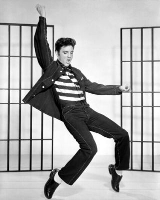 1957 Rock N Roll Singer Elvis Presley Glossy 8x10 Photo 