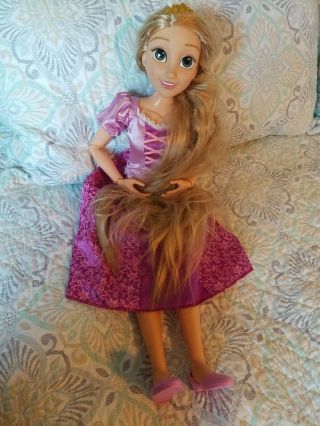 32 " Disney Tangled Rapunzel Princess Playdate By Jakks My Size Large Jumbo Doll