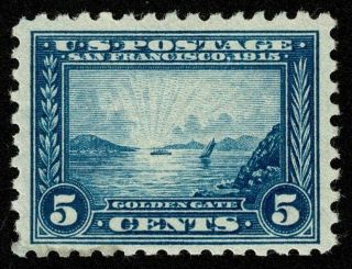 Scott 403 5c Panama - Pacific Exposition 1914 Dist Og