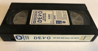 Devo The Men Who Make The Music Vhs 1979 Movie Starring Booji Boy And His Dad