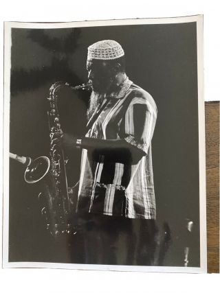 William Marcel “buddy” Collette American Jazz Flutist,  Saxophonist Vintage Photo