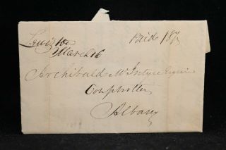York: Lewiston 1819 Stampless Cover,  Ms,  Niagara Co