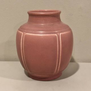 1931 Rookwood Pottery Pink Matte Glaze Arts & Crafts Vase 6098