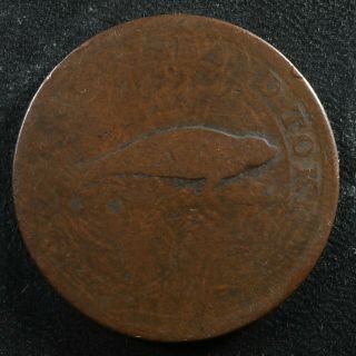 Lc - 1 One Penny Token 1815 Magdalen Island Lower Bas Canada Quebec Breton 520