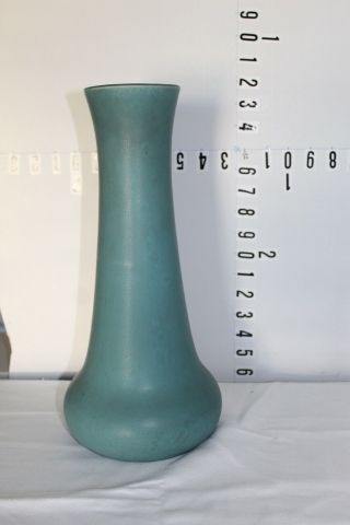 Rookwood Lxi 1216 Tall Matte Blue Vase