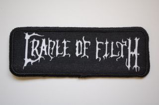 Cradle Of Filth Sewn Patch (sp1014) Black Metal Bathory Dissection Mayhem Nile