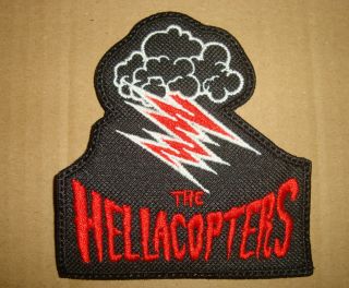 THE HELLACOPTERS - LOGO Embroidered PATCH By The Grace of God High visibility 2