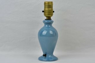 Muncie Pottery 1928 Gloss Blue Lamp Base 237 - 6 3