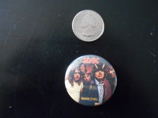 Ac/dc Highway To Hell Pinback Button