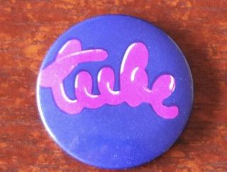 The Tube Tv Show Small Vintage Plastic Metal Pin Badge (1980 