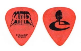 All American Rejects Mike Kennerty Tree Orange Guitar Pick 2 - 2009 Tour
