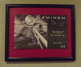 Eminem - The Slim Shady Lp Uk Press Advert 1999