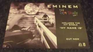 Eminem - The Slim Shady LP UK Press Advert 1999 2