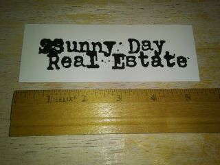 Sunny Day Real Estate Band Logo Sticker