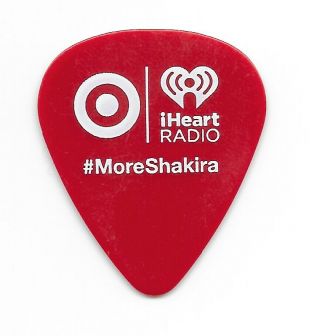 Shakira Guitar Pick Target Exclusive El Dorado Album Release Party Iheart Radio