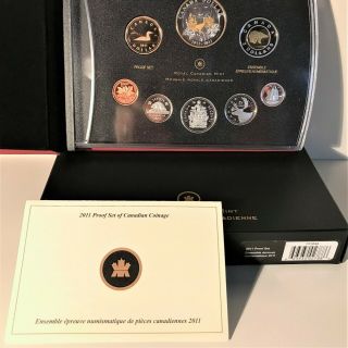 CANADA 2011 FINE SILVER PROOF SET 100 YEARS OF PARKS ANNIVERSARY 8 COINS w/COA 2