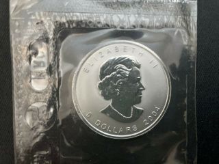 2004 Canada $5 1oz Capricorn Privy Mark Silver Maple Leaf coin Zodiac series 2