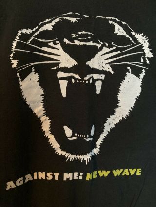 Against Me Wave T - Shirt Mens 2xl Alternative Punk