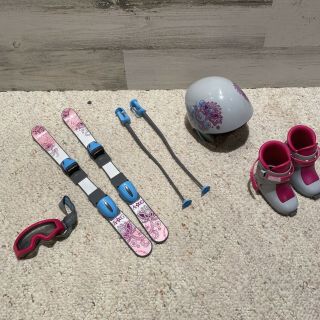 American Girl Ski Set - With Skis,  Boots,  Poles,  Goggles,  And Helmet 2