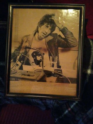 Vintage Picture Of Keith Richards; Circa 1978 Toronto.