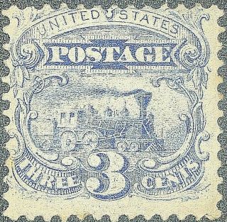 Us Stamp - Scott 114 Never Hinged (mnh) Gum - 1869 Locomotive