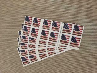 Us Flag Forever Stamps Usps 5 Books Of 20 100 Pcs