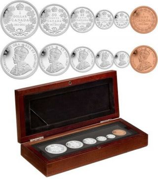 1911 Silver Dollar Centennial - 2011 Canada Special Edition Proof Set Of Coins