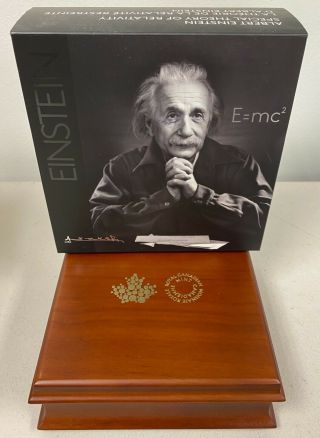 2015 Canada $100 Albert Einstein Theory of Relativity Silver Proof 10 oz NGC 70 3