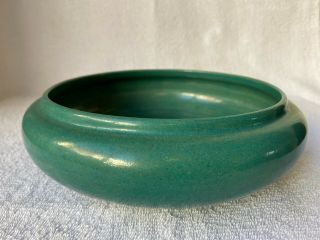 Edith Guerrier For Saturday Evening Girls Matte Teal Bowl 1920 Paul Revere