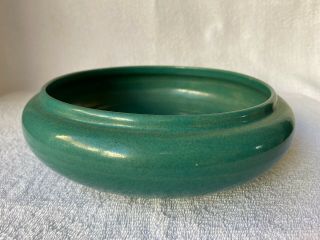 Edith Guerrier for Saturday Evening Girls Matte Teal Bowl 1920 Paul Revere 2
