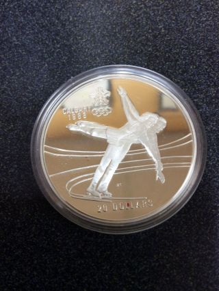 Canada Silver $20 Dollar each,  10 Coin Set,  1988 Calgary Winter Olympics (PAN) 2