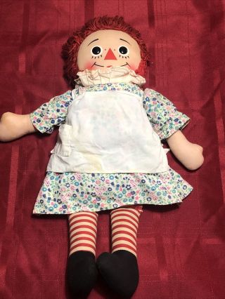 Raggedy Ann I Love You In Front 20” Doll
