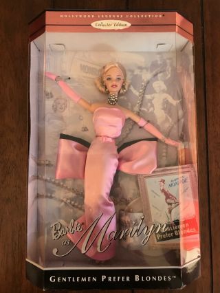 Barbie As Marilyn Monroe From Gentlemen Prefer Blondes In Pink Dress 17451