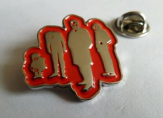 The Stranglers Red/silver Punk Metal Badge Rare Enamel Pin Ltd Edition Now £2.  99