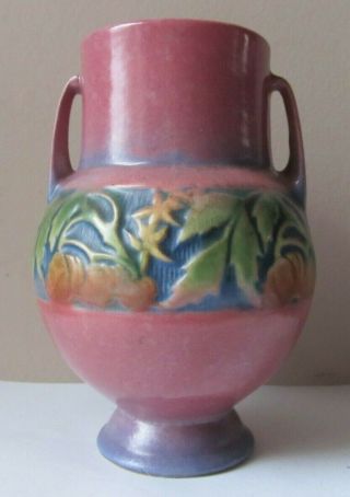 Vintage Roseville Art Pottery Baneda Pink Vase 6 1/4 " Tall