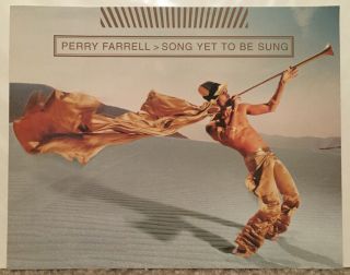 Perry Farrell Song Yet To Be Sung 2001 Rare Promo Sticker Jane’s Addiction