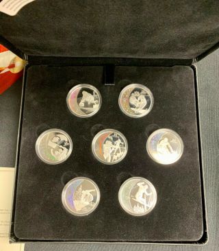 Vancouver 2010 Olympic Complete Set 15 Sterling Silver Hologram Coins 2